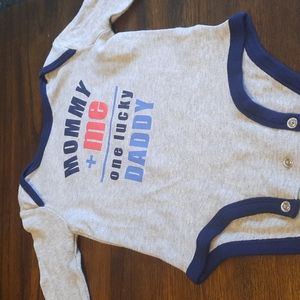 Mommy and me Carter's 9 months long sleeve onesie